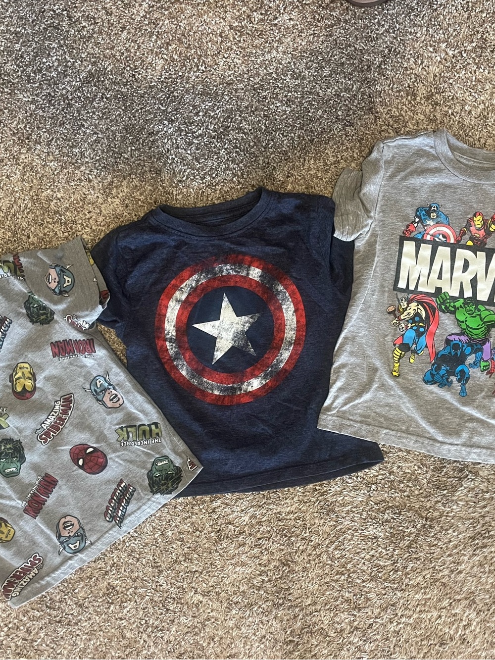 Marvel and Captain America Kids T-shirts